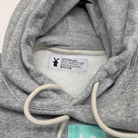 Dutch Bros Windmill Logo Embroidered Hoodie Adult Medium Official Merch - Picture 7 of 9